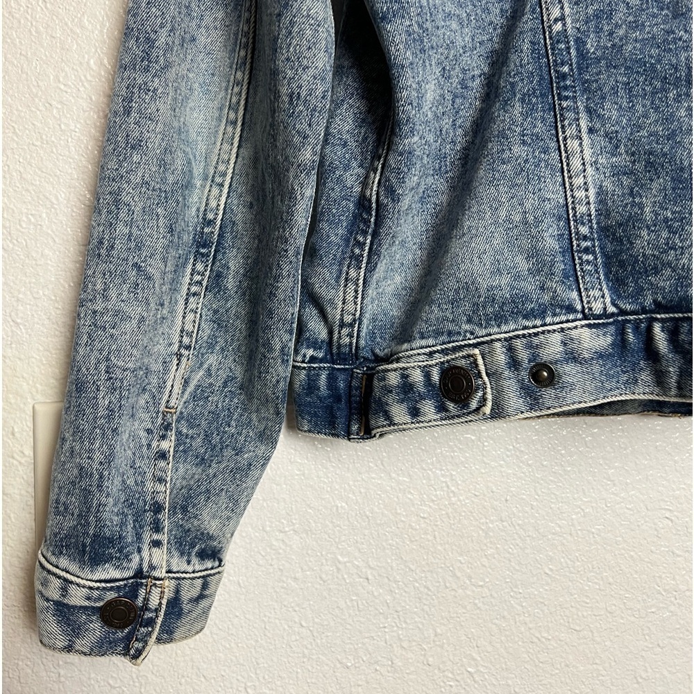 Gap 1969 Jean jacket Sherpa Collar Indigo Medium - Picture 4 of 9